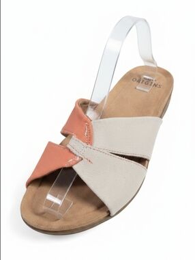 EARTH | ORIGINS LEXI VEGAN LEATHER SUEDE SLIDE SANDALS \ WOMENS SIZE 8.5 NARROW